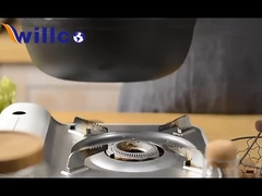 Yapışkan olmayan dökme demir açık hava soba yemek tencere yemek malzemeleri Shabu Shabu sıcak tencere